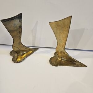 Gold Decorative Boot-Shaped Decor